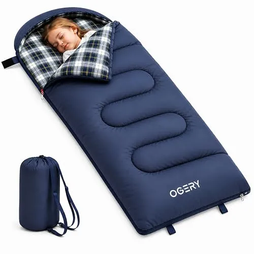 OGERY Kids 3-Season Sleeping Bag