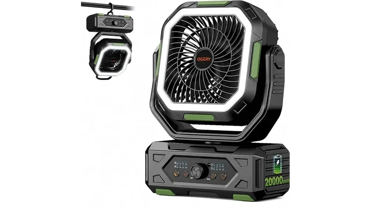 OGERY Camping Fan 20000mAh
