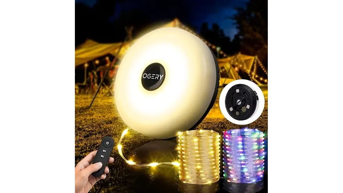 OGERY Camping String Lights 32.8FT